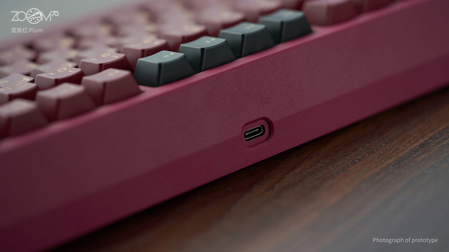 Meletrix Zoom75 LCD Edition  - Barebones Keyboard Kit R3