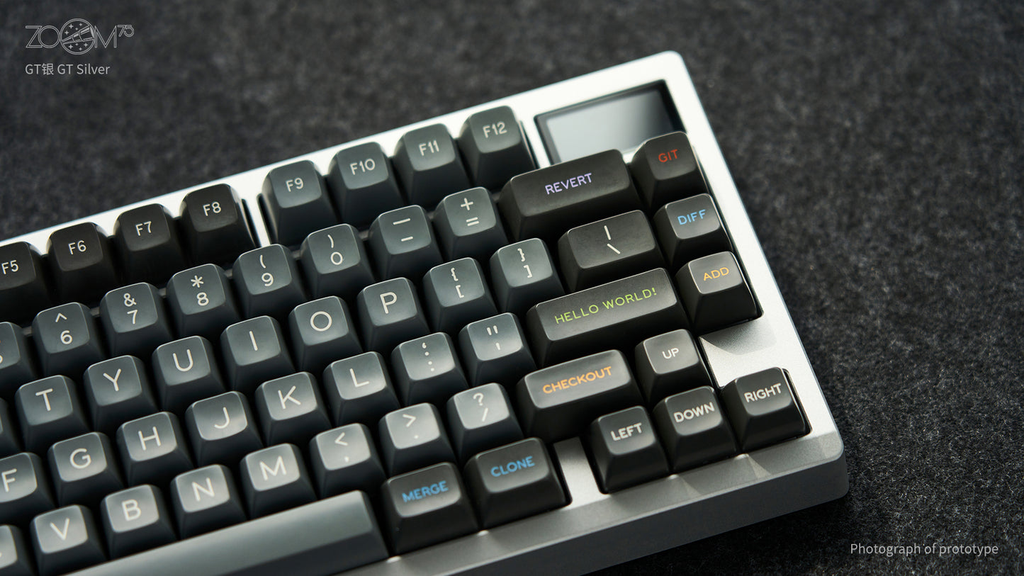 Meletrix Zoom75 LCD Edition  - Barebones Keyboard Kit R3