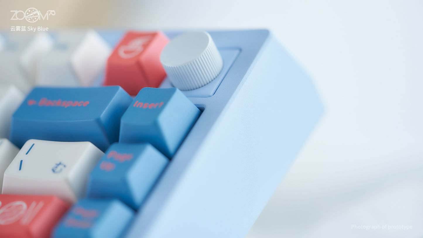 Meletrix Zoom75 LCD Edition  - Barebones Keyboard Kit R3