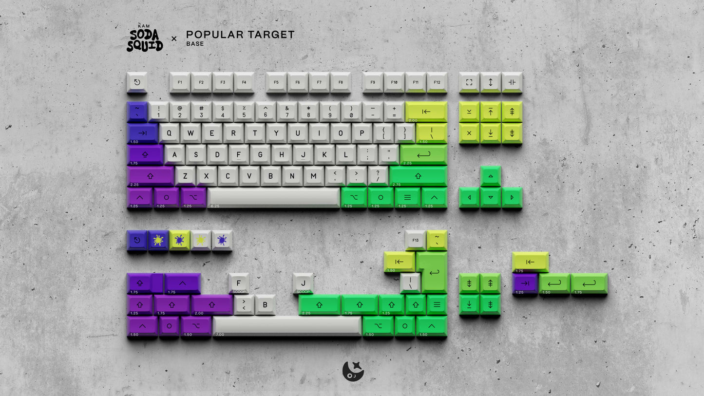 KAM Soda Squid Keycaps