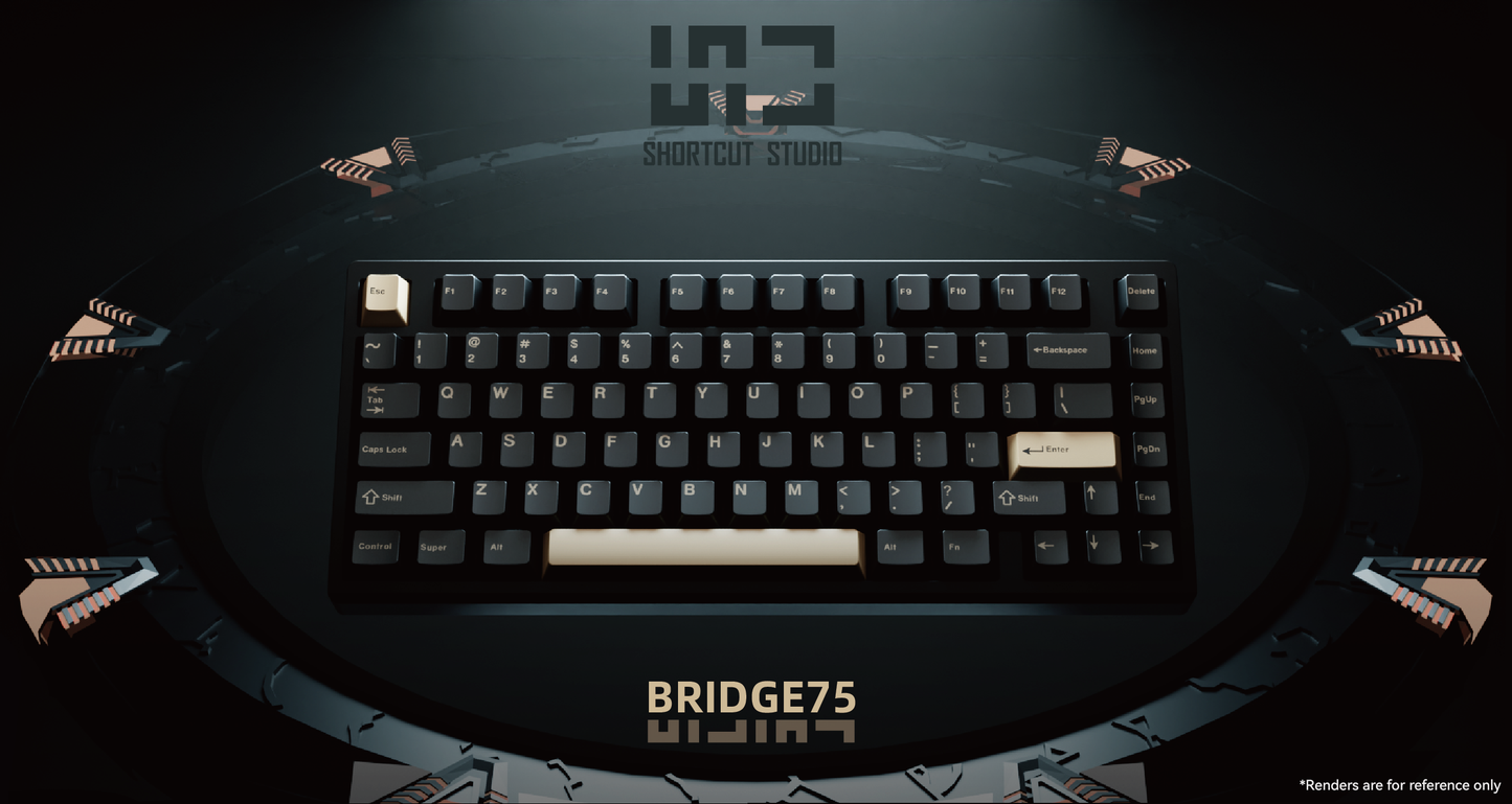 Shortcut Studio Bridge75 Keyboard - Pre-built Kit R4