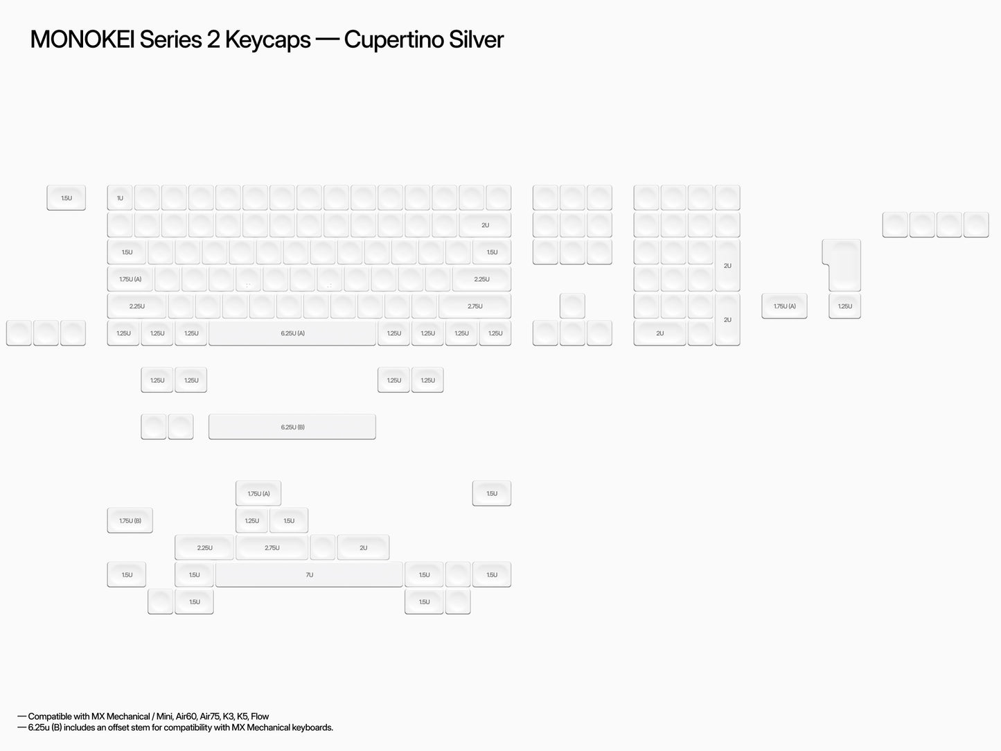 [Pre-Order] MONOKEI Series 2 Keycaps