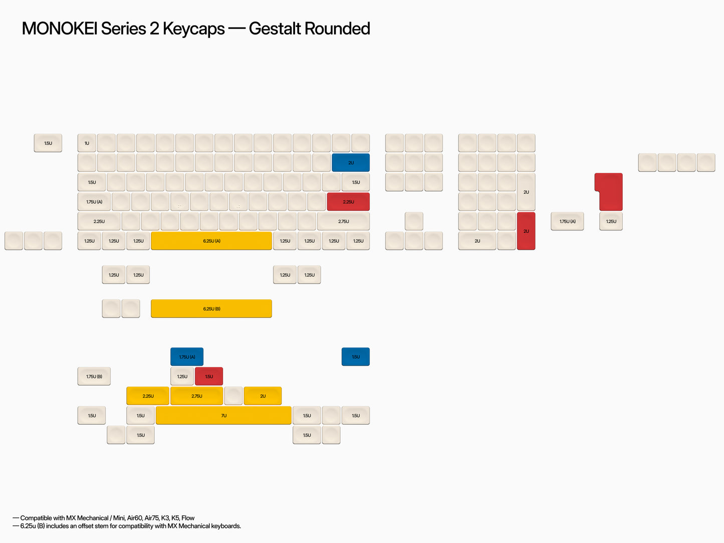 [Pre-Order] MONOKEI Series 2 Keycaps