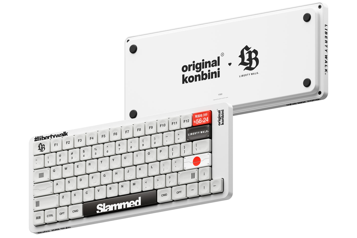Liberty Walk x original konbini keyboard - white edition