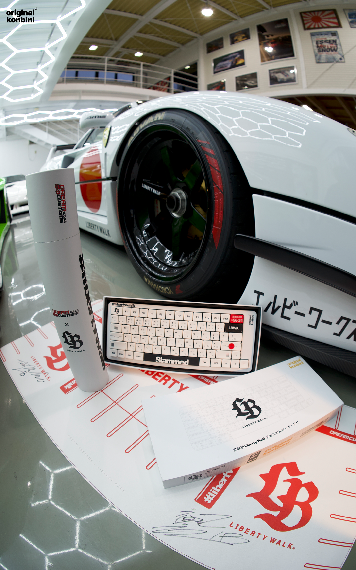 Liberty Walk x original konbini keyboard - white edition