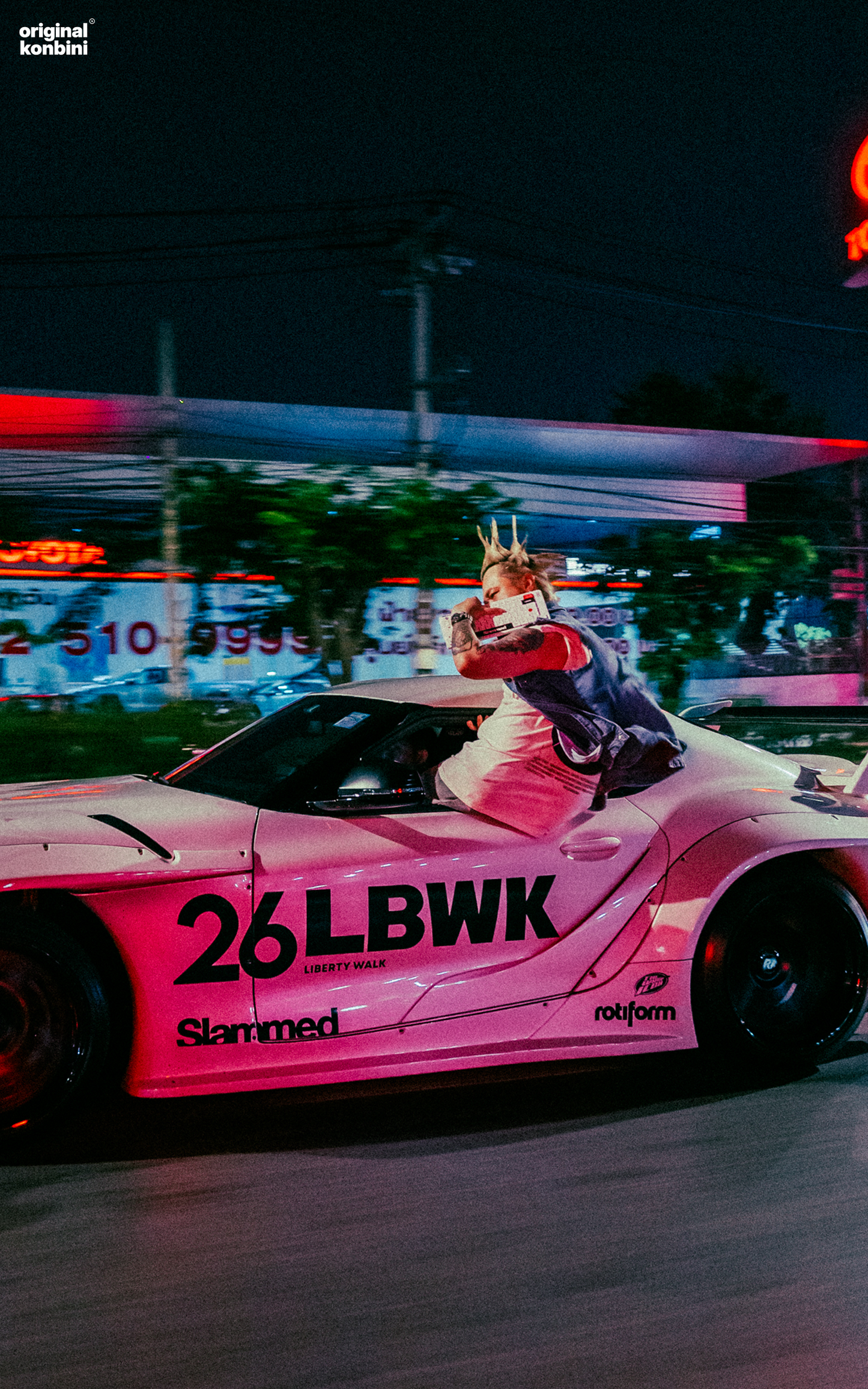 Liberty Walk x original konbini keyboard - white edition