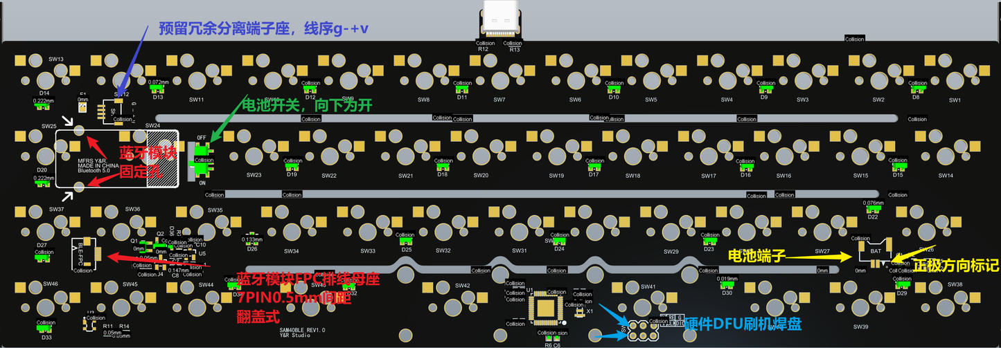 Notfromsam S46 R2 - Barebones Keyboard Kit