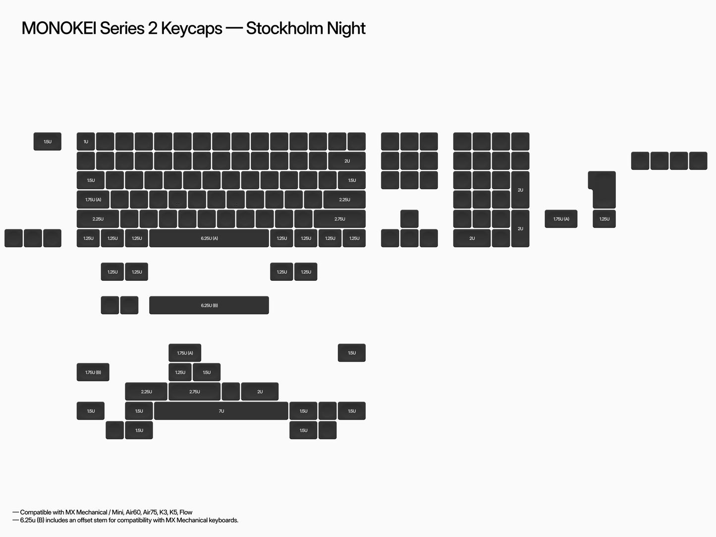 [Pre-Order] MONOKEI Series 2 Keycaps
